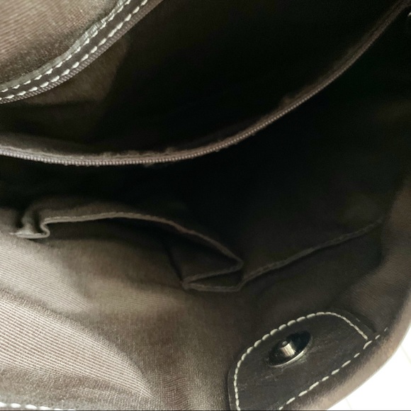 Coach Signature C Brown Crossbody Shoulder Purse Bag Authentic - Picture 5 of 6